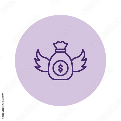 Angel Investor pentaglow , vector, pixel perfect, illustrator file 
