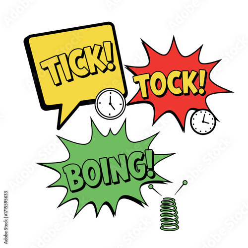 Understanding the Sound of Time Passing with Tick Tock and Boing