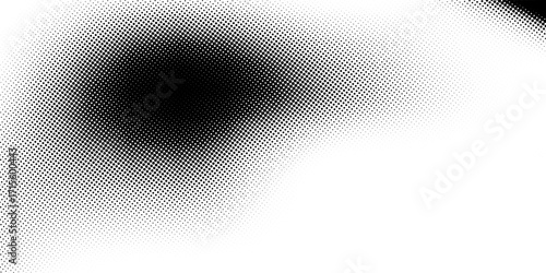 grunge Halftone white and black dots pattern and black gradient grunge texture background. Dotted line comic sport style vector illustration