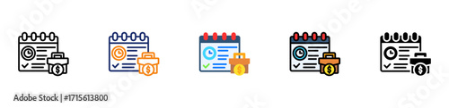 Business Planning Icon Multiple Style Collection Set 