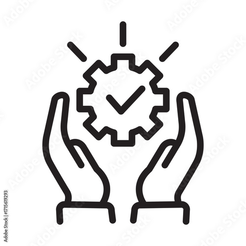 Empower Innovation with Trusted AI Solutions Editable Stroke Icon
