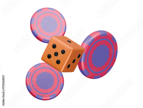 bet dace icon 3d illustration render