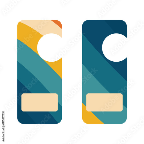 Free Download Hangtag, hanging tag hangtag design with abstract colors - GFXLoad