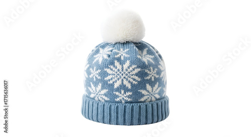 blue winter hat
