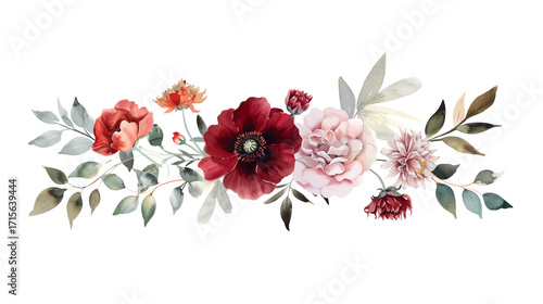 Elegant Floral Arrangement for Romantic Wedding Design. Generated by AI.