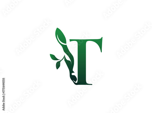 Modern agriculture logo design combining cow and plant elements, symbolizing sustainable farming, organic products, and eco-friendly agribusiness. Elegant and trendy style, perfect for dairy farms, T