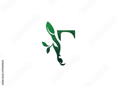 Modern agriculture logo design combining cow and plant elements, symbolizing sustainable farming, organic products, and eco-friendly agribusiness. Elegant and trendy style, perfect for dairy farms, T