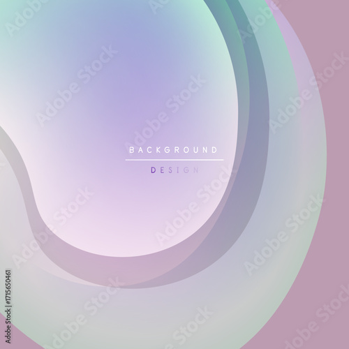 Abstract pastel layers create soft, flowing background. Subtle color gradients offer calming visual experience. Design elements suggest fluidity.