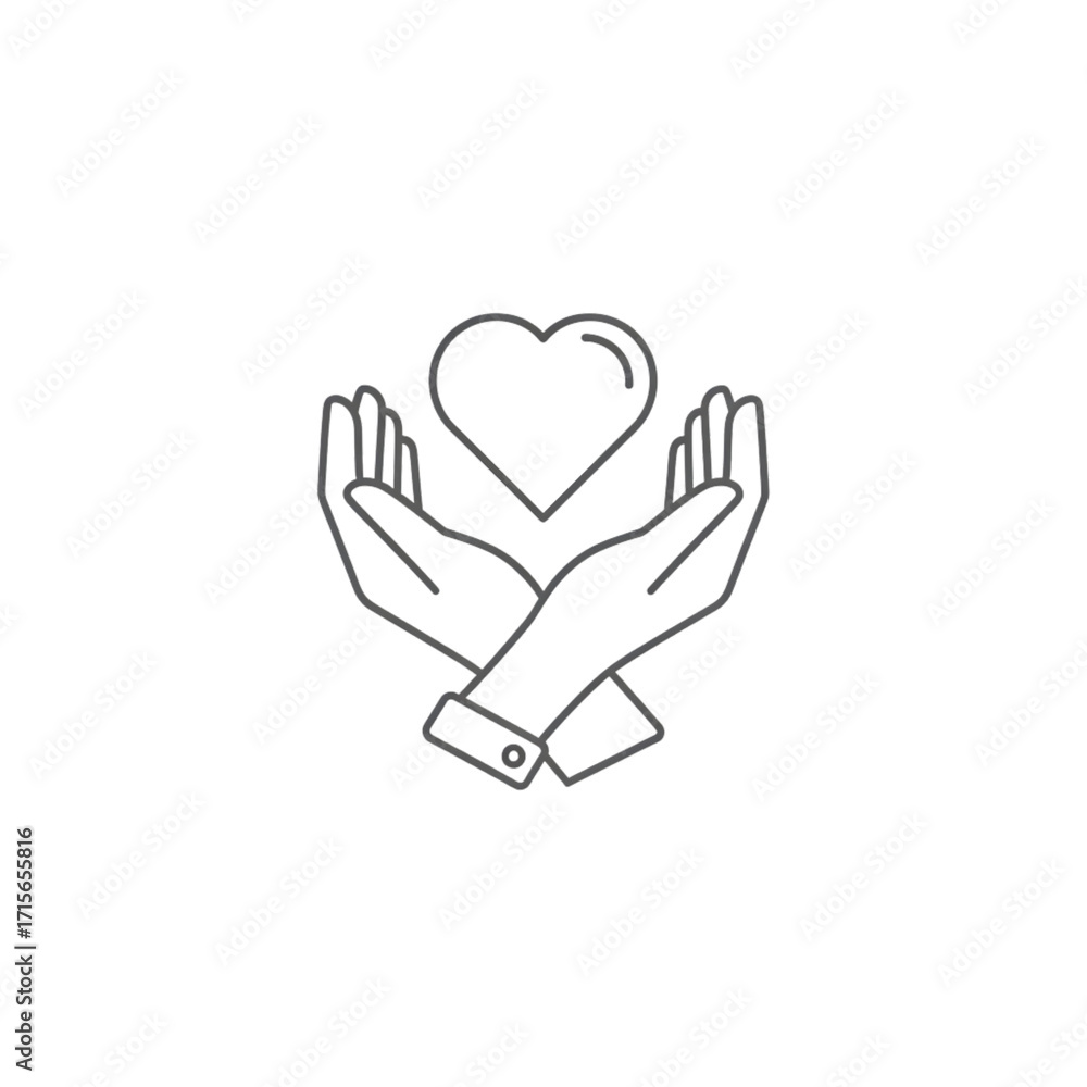 Obraz premium heart in hands