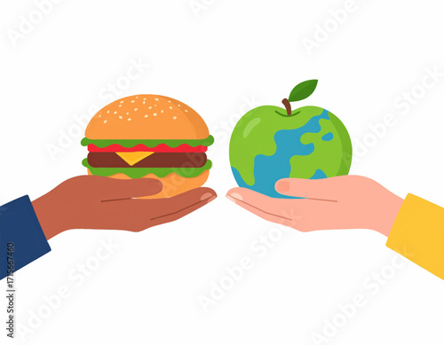 Healthy Lifestyle Choices Balancing Nutrition and Global Impact