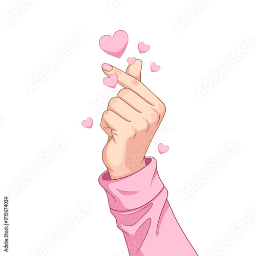 finger heart, korean heart, love gesture, kpop heart, cute hand sign, korean symbol, heart gesture, love hand sign, kpop culture, cute gesture, mini heart, korean trend, hand with hearts, romantic ges