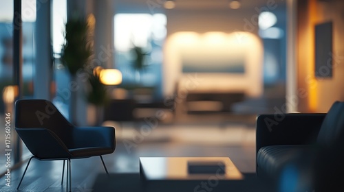 Modern Living Room Interior Design: Evening Ambiance