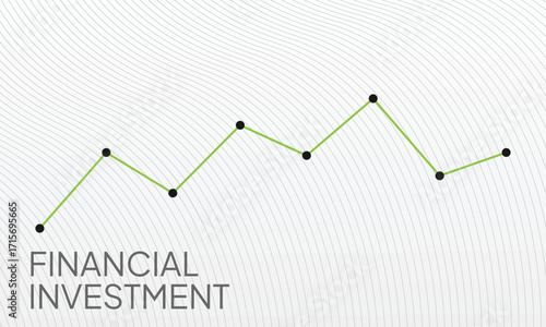 Business stock market investment graph growth technology background. chart economy forex finance increase rise. vector illustration fantastic hi-tech design. Financial Investment.
