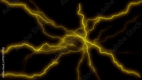 電気がビリビリ