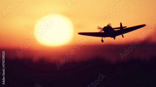 Wallpaper Mural Sunset Flight: A Silhouette of History Torontodigital.ca