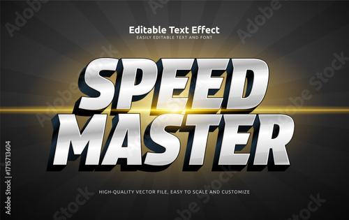 speed master editable text effect