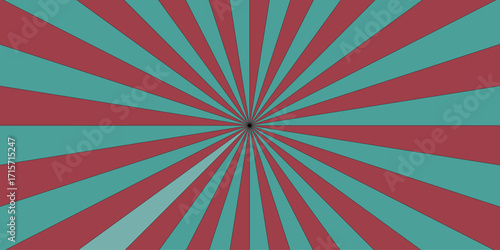 Abstract background with rays. Colorful sun rays sunburst pattern background. Sunset light retro design.red and blue twisted swirl. Spiral radial striped backdrop design.