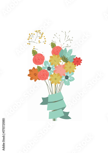 Vibrant Flower Bouquet.ai