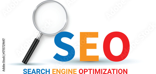 SEO Magnifying Glass Concept