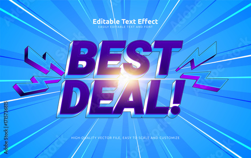 best deal editable text effect