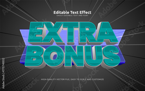 extra bonus editable text effect
