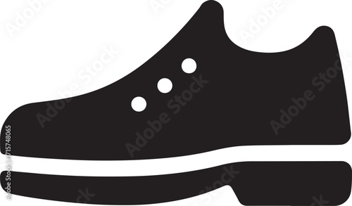 Minimal shoes line icon, ideal for fashion, footwear, casual wear, and vector design projects.