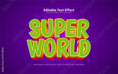 super world editable text effect