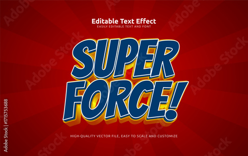 super force editable text effect