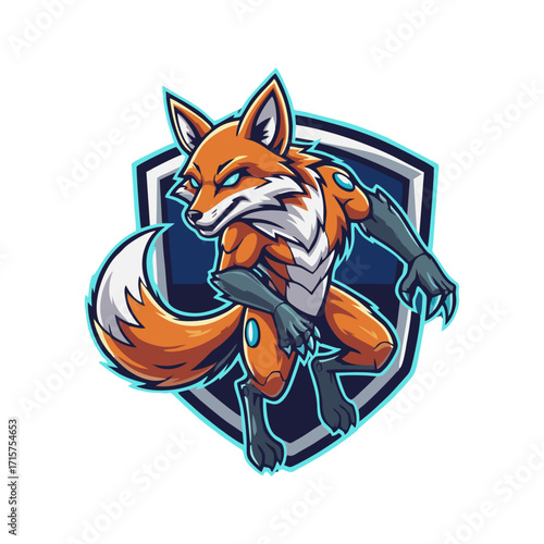 The best logo fox vector