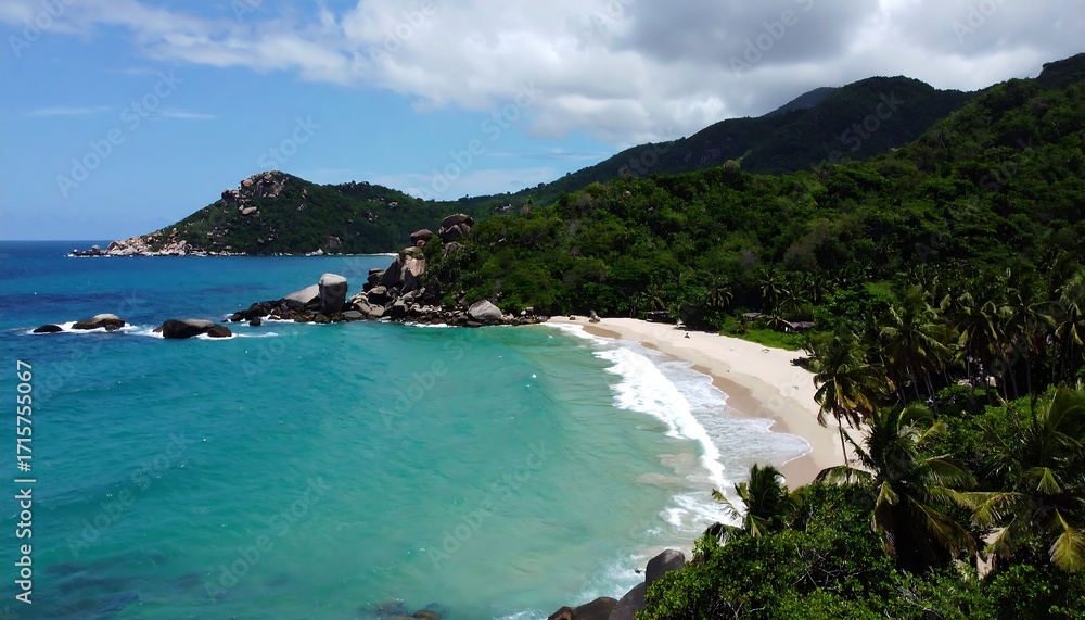 Obraz premium Tropical beach paradise (49)