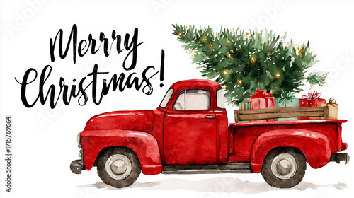 christmas toy truck