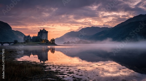 Eilean Donan Castle at Dawn - A Scottish Highlands Reflection.