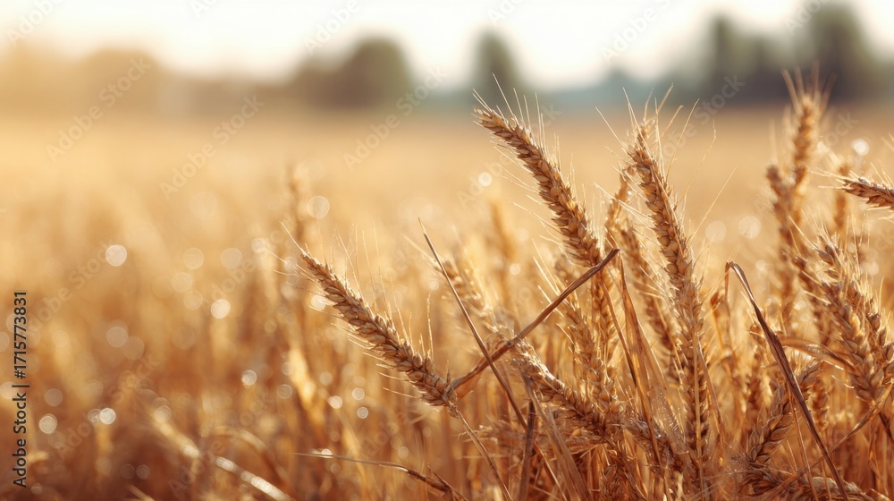 Fototapeta premium golden wheat field