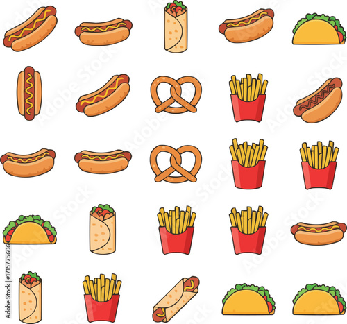 Street Food Icons