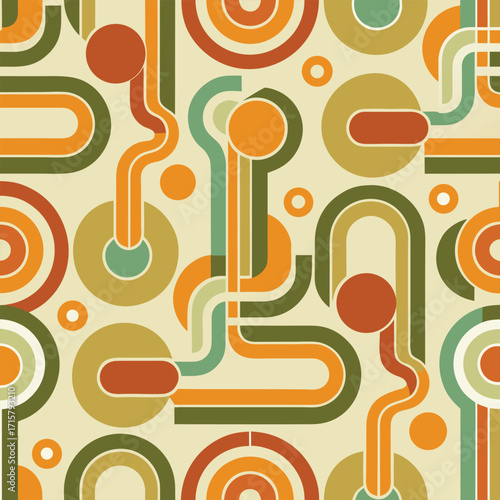 luxurious art deco inspired seamless pattern 1