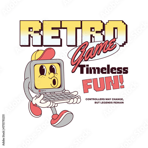 Tableau sur toile Gaming t shirt design
