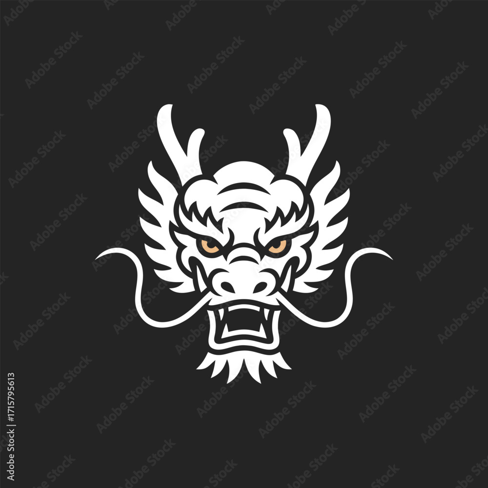 Fototapeta premium skull with wings