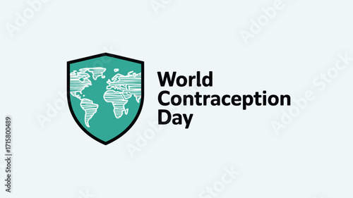 World Contraception Day Global Family Planning Awareness Shield Design