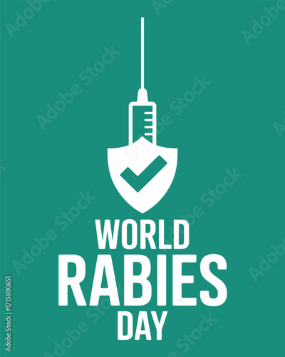 World Rabies Day Awareness Design