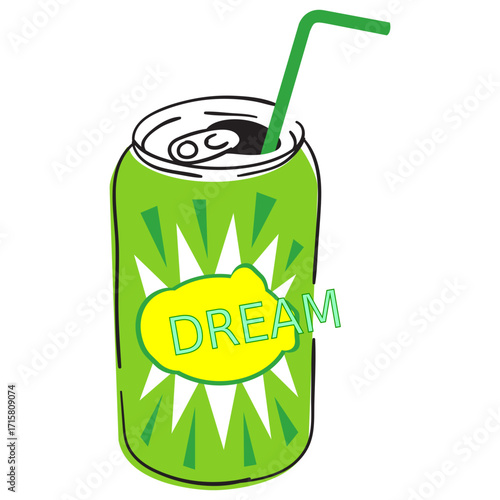 vector illustration of a juice