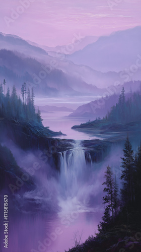 sunrise in the mountains