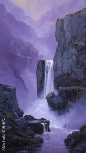 waterfall in iceland