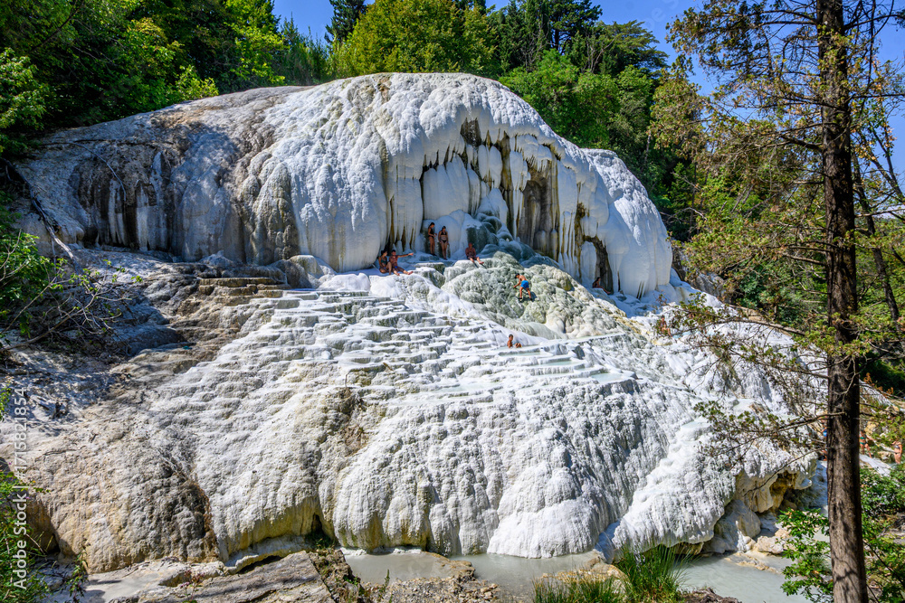 Obraz premium Bagni San Filippo, Toscana