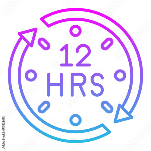 12 hours Icon