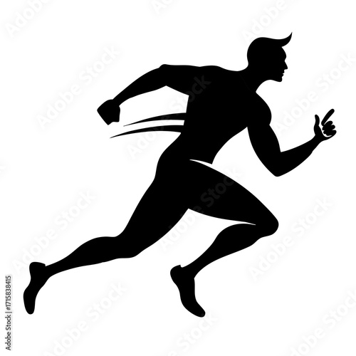 silhouette of a man jumping