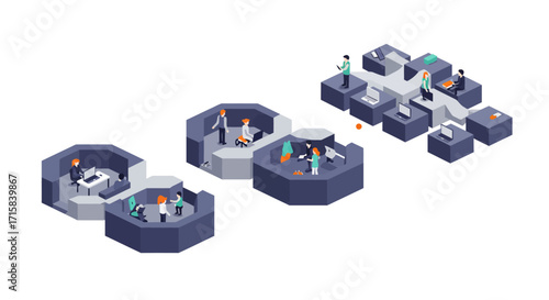 Modern Adaptability: Flat Design Chameleon Symbol for Agile Business Solutions
