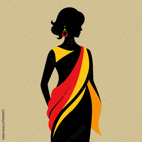 silhouette of a woman