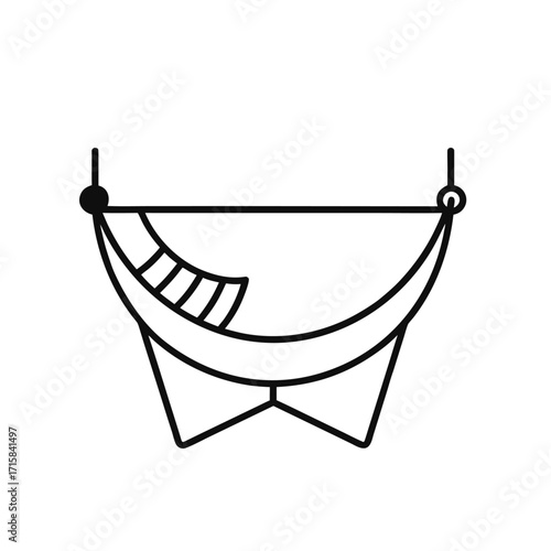 vector illustration of a rope