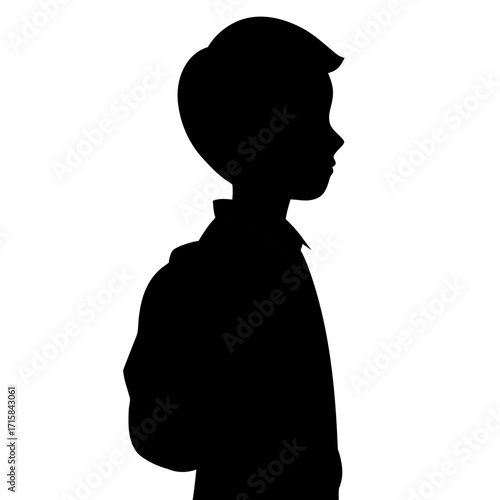 silhouette of a man