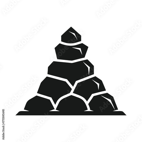 pyramids of giza vector hexagonal design illustration